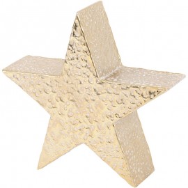 Mottled Gold Aluminium Star Large 